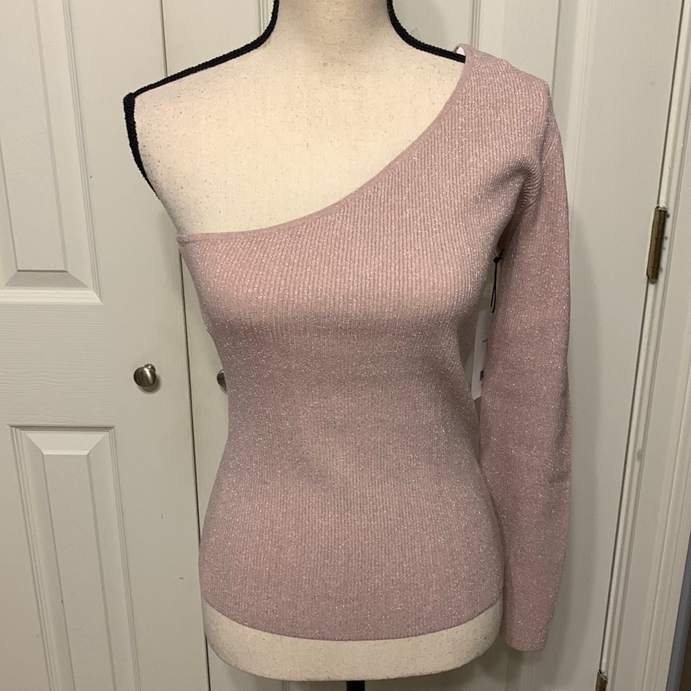 Bailey 44 Anaya Ribbed One Shoulder Top